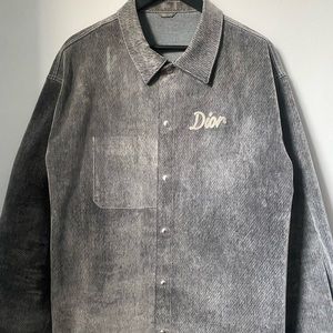Dior Grey Long Sleeve Button Shirt